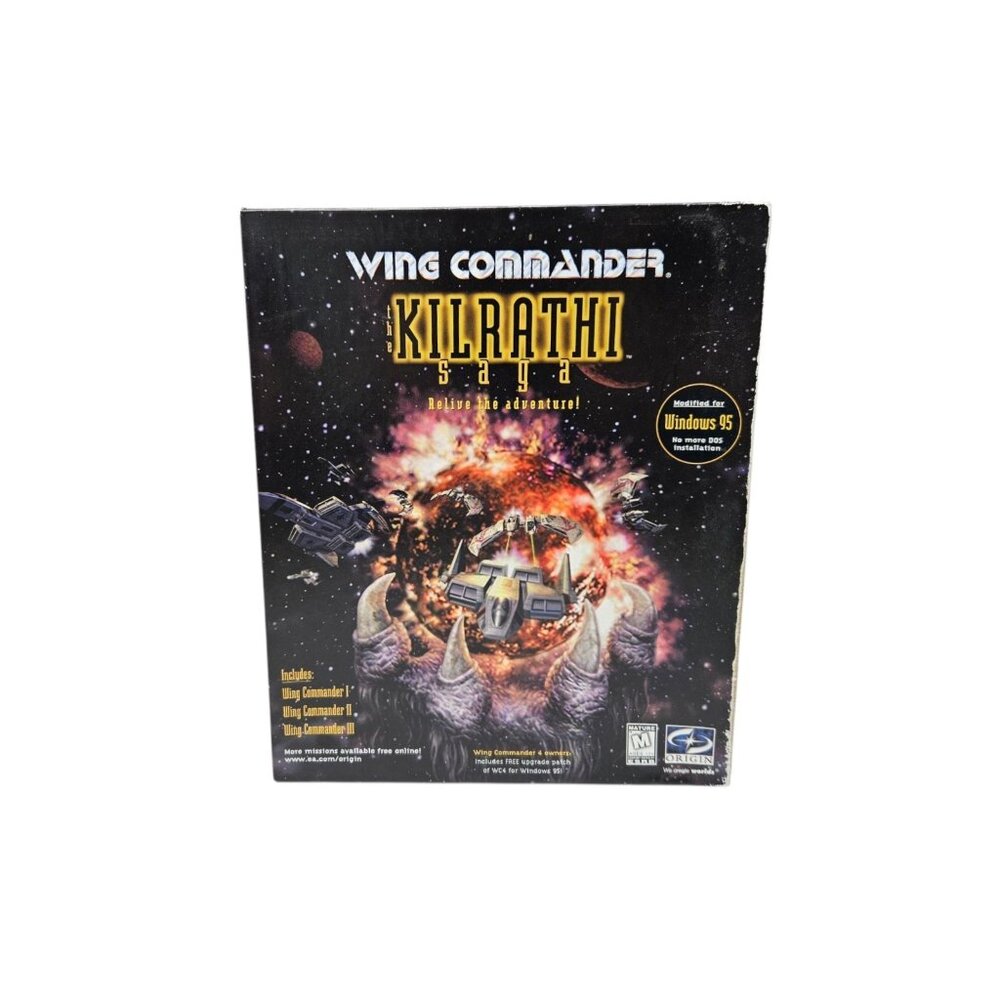 Wing Commander: The Kilrathi Saga PC Game COMPLETE Windows 95 Big Box 1996 VTG